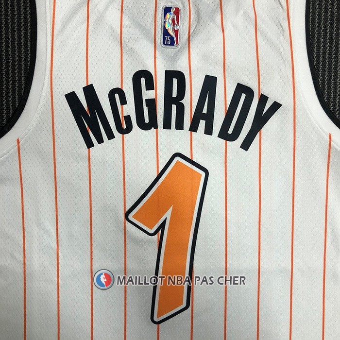 Maillot Orlando Magic Tracy McGrady NO 1 Ville 2020-21 Blanc